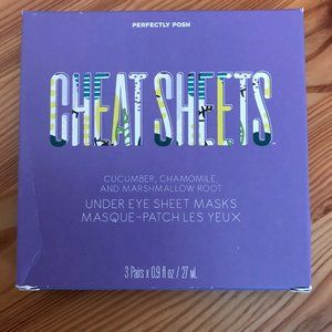 Perfectly Posh Cheat Sheets Under Eye Sheet Masks-3 Pair